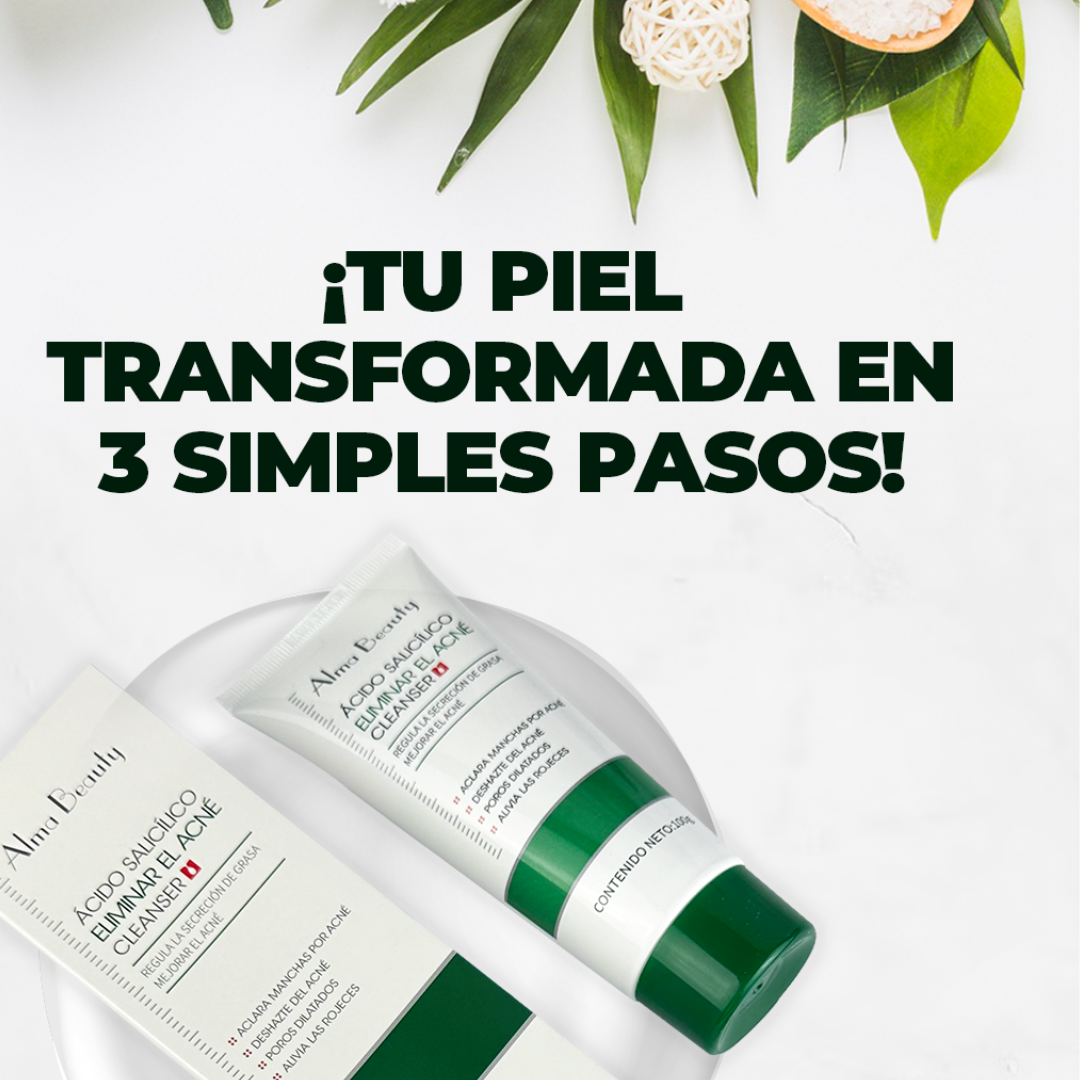KIT ANTI- ACNE | LIMPIADOR, TONICO Y CREMA HIDRATANTE