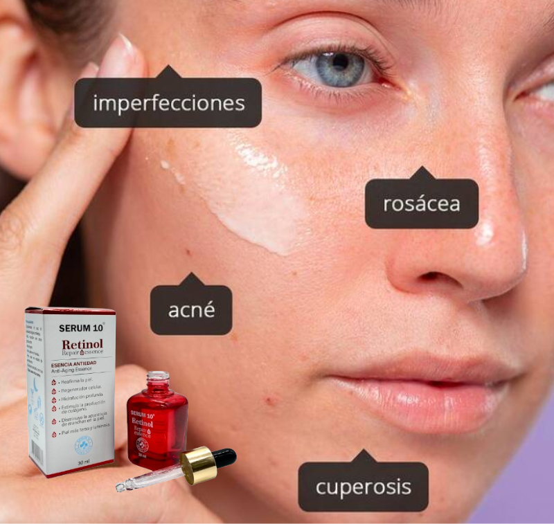 RETINOL 10® | REDUCE CICATRICES Y LINEAS FINAS