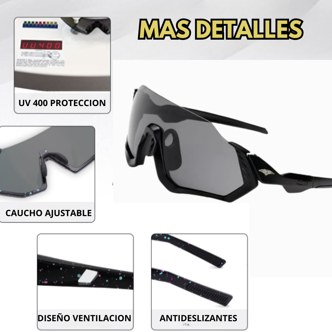 GAFAS PARA CICLISMO CON FILTRO UV