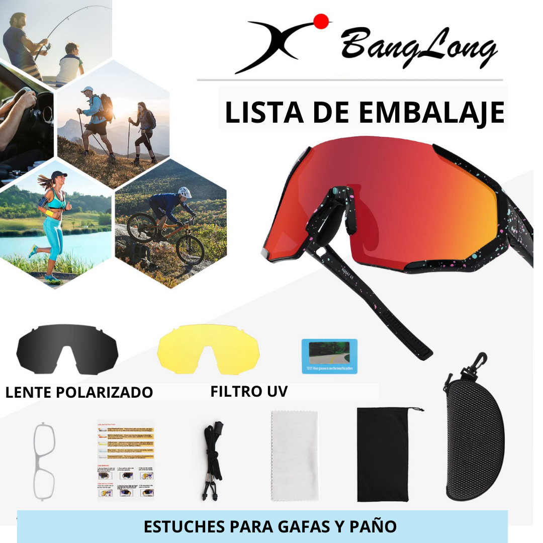 GAFAS PARA CICLISMO CON FILTRO UV