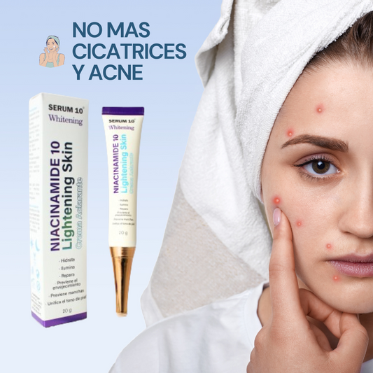 CREMA DE NIACINAMIDA ELIMINA CICATRICES Y ACNE