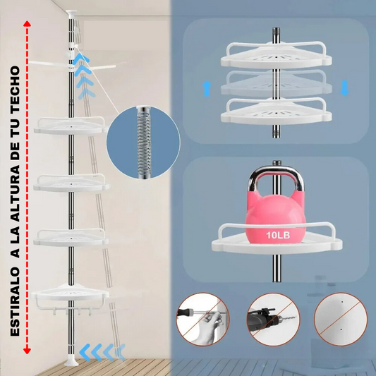 ORGANIZADOR DE BAÑO + ALTURA AJUSTABLE